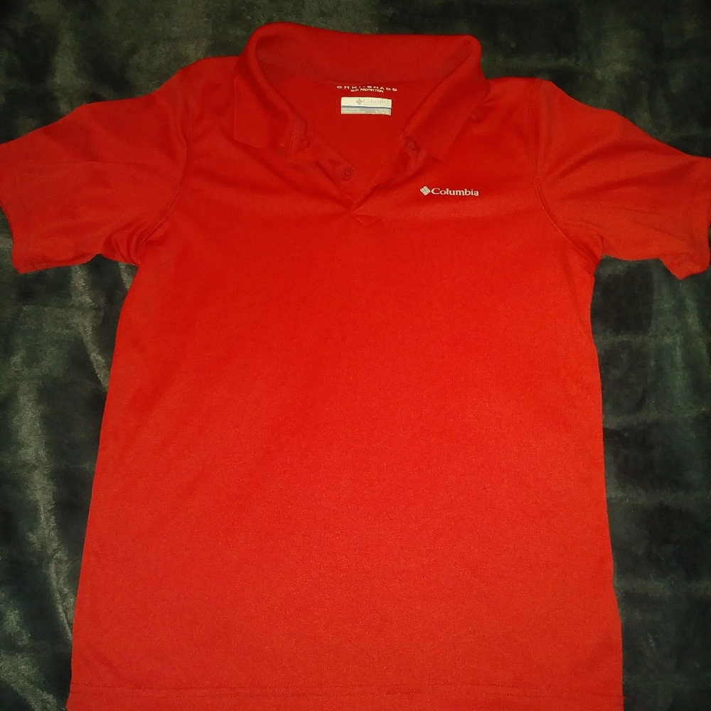 GUC! Columbia boys collard shirt